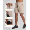 imagebaleaf Mens Mountain Bike Shorts 4D Padded Loosefit MTB Cycling Riding Bicycle Biker Short Zipper PocketsKhaki