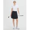 imagebaleaf Skorts for Woman 20 Knee Length Golf Tennis Skirt High Waisted Long Athletic Casual Pockets UPF 50Black