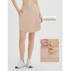 imagebaleaf Skorts for Woman 20 Knee Length Golf Tennis Skirt High Waisted Long Athletic Casual Pockets UPF 50Khaki