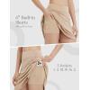 imagebaleaf Skorts for Woman 20 Knee Length Golf Tennis Skirt High Waisted Long Athletic Casual Pockets UPF 50Khaki
