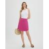 imagebaleaf Skorts for Woman 20 Knee Length Golf Tennis Skirt High Waisted Long Athletic Casual Pockets UPF 50Rose Red