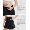 imagebaleaf Womens 16 Golf Skorts Skirts 5 Pockets High Waisted Stretchy Tennis Skirt Athletic Workout RunningBlack