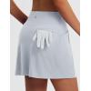 imagebaleaf Womens 16 Golf Skorts Skirts 5 Pockets High Waisted Stretchy Tennis Skirt Athletic Workout RunningLight Gray