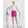 imagebaleaf Womens 16 Golf Skorts Skirts 5 Pockets High Waisted Stretchy Tennis Skirt Athletic Workout RunningRose Red