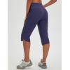 imagebaleaf Womens 17 Capri Pants Lighweight Cargo Capris Quick Dry Zipper Pockets Hiking Biking Casual Outdoor17innavy Blue