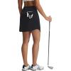 imagebaleaf Womens 17 Golf Skirts 3 Pockets High Waisted Stretchy Tennis Athletic Skorts Workout Running Casual SummerBlack