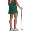 imagebaleaf Womens 17 Golf Skirts 3 Pockets High Waisted Stretchy Tennis Athletic Skorts Workout Running Casual SummerDark Green