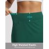 imagebaleaf Womens 17 Golf Skirts 3 Pockets High Waisted Stretchy Tennis Athletic Skorts Workout Running Casual SummerDark Green