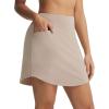 imagebaleaf Womens 17 Golf Skirts 3 Pockets High Waisted Stretchy Tennis Athletic Skorts Workout Running Casual SummerKhaki