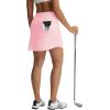 imagebaleaf Womens 17 Golf Skirts 3 Pockets High Waisted Stretchy Tennis Athletic Skorts Workout Running Casual SummerLight Pink