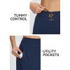 imagebaleaf Womens 18 Golf Skorts Skirts Knee Length Athletic Tennis Skort Modest Long Casual with Pockets SoftNavy