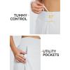 imagebaleaf Womens 18 Golf Skorts Skirts Knee Length Athletic Tennis Skort Modest Long Casual with Pockets SoftWhite