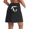 imagebaleaf Womens 18 Golf Skorts Skirts Pockets UPF 50 Zipper Quick Dry Casual Work Skort TravelBlack