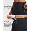 imagebaleaf Womens 18 Golf Skorts Skirts Pockets UPF 50 Zipper Quick Dry Casual Work Skort TravelBlack