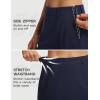 imagebaleaf Womens 18 Golf Skorts Skirts Pockets UPF 50 Zipper Quick Dry Casual Work Skort TravelNavy Blue