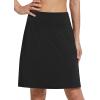 imagebaleaf Womens 20 Knee Length Golf Skorts Long Athletic Tennis Skirts for Women Active Casual Pockets UV Protection01black