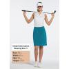 imagebaleaf Womens 20 Knee Length Golf Skorts Long Athletic Tennis Skirts for Women Active Casual Pockets UV Protection01blue