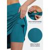 imagebaleaf Womens 20 Knee Length Golf Skorts Long Athletic Tennis Skirts for Women Active Casual Pockets UV Protection01blue