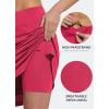 imagebaleaf Womens 20 Knee Length Golf Skorts Long Athletic Tennis Skirts for Women Active Casual Pockets UV Protection01deep Pink