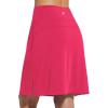 imagebaleaf Womens 20 Knee Length Golf Skorts Long Athletic Tennis Skirts for Women Active Casual Pockets UV Protection01deep Pink