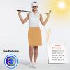 imagebaleaf Womens 20 Knee Length Golf Skorts Long Athletic Tennis Skirts for Women Active Casual Pockets UV Protection01desert Mist