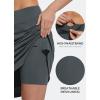 imagebaleaf Womens 20 Knee Length Golf Skorts Long Athletic Tennis Skirts for Women Active Casual Pockets UV Protection01gray