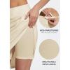 imagebaleaf Womens 20 Knee Length Golf Skorts Long Athletic Tennis Skirts for Women Active Casual Pockets UV Protection01khaki
