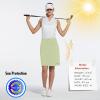 imagebaleaf Womens 20 Knee Length Golf Skorts Long Athletic Tennis Skirts for Women Active Casual Pockets UV Protection01mint Cream