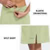 imagebaleaf Womens 20 Knee Length Golf Skorts Long Athletic Tennis Skirts for Women Active Casual Pockets UV Protection01mint Cream
