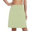 imagebaleaf Womens 20 Knee Length Golf Skorts Long Athletic Tennis Skirts for Women Active Casual Pockets UV Protection01mint Cream