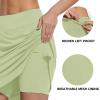 imagebaleaf Womens 20 Knee Length Golf Skorts Long Athletic Tennis Skirts for Women Active Casual Pockets UV Protection01mint Cream