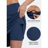imagebaleaf Womens 20 Knee Length Golf Skorts Long Athletic Tennis Skirts for Women Active Casual Pockets UV Protection01navy