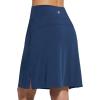 imagebaleaf Womens 20 Knee Length Golf Skorts Long Athletic Tennis Skirts for Women Active Casual Pockets UV Protection01navy