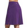 imagebaleaf Womens 20 Knee Length Golf Skorts Long Athletic Tennis Skirts for Women Active Casual Pockets UV Protection01purple