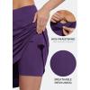 imagebaleaf Womens 20 Knee Length Golf Skorts Long Athletic Tennis Skirts for Women Active Casual Pockets UV Protection01purple