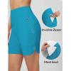 imagebaleaf Womens 3579 High Waisted Swim Board Shorts Quick Dry Swimsuits Bottoms Trunks with PocketsAqua Blue