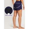 imagebaleaf Womens 3579 High Waisted Swim Board Shorts Quick Dry Swimsuits Bottoms Trunks with PocketsDark Blue