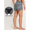 imagebaleaf Womens 3579 High Waisted Swim Board Shorts Quick Dry Swimsuits Bottoms Trunks with PocketsDark Gray