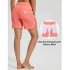 imagebaleaf Womens 3579 High Waisted Swim Board Shorts Quick Dry Swimsuits Bottoms Trunks with PocketsPink
