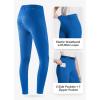 imagebaleaf Womens Horse Riding Pants Equestrian Full Seat Breeches Horseback Tights Silicone Zipped PocketBlue