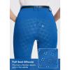 imagebaleaf Womens Horse Riding Pants Equestrian Full Seat Breeches Horseback Tights Silicone Zipped PocketBlue
