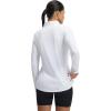 imagebaleaf Womens Long Sleeve Cycling Jersey Half Zip Quick Dry UPF50 Shirts Pockets Running White XS