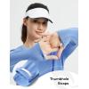 imagebaleaf Womens Long Sleeve Workout Shirts Lightweight Quick Dry Running Athletic Yoga Tops with Curved Hem Thumb LoopLight Blue