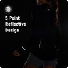 imagebaleaf Womens Sun Shirts UPF 50 Lightweight Running Jacket UV Protection Athletic Full Zip Long Sleeve PocketsBlack