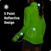 imagebaleaf Womens Sun Shirts UPF 50 Lightweight Running Jacket UV Protection Athletic Full Zip Long Sleeve PocketsFluorescent Green