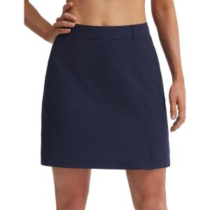imagebaleaf Womens 18 Golf Skorts Skirts Pockets UPF 50 Zipper Quick Dry Casual Work Skort TravelNavy Blue