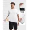imagebaleaf Mens Sun Shirts with Pocket Short Sleeve T Shirts UPF 50 UV SPF Lightweight Quick Dry Hiking Fishing Rash GuardWhite