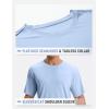 imagebaleaf Mens UPF 50 Sun Protection Shirts UV SPF Short Sleeve TShirts Rash Guard Quick Dry Lightweight Hiking AthleticLight Blue