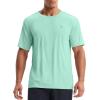 imagebaleaf Mens UPF 50 Sun Protection Shirts UV SPF Short Sleeve TShirts Rash Guard Quick Dry Lightweight Hiking AthleticLight Green