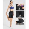 imagebaleaf Womens 8 5 3 Biker Shorts High Waist Yoga Workout Gym Running Volleyball Spandex Shorts with PocketsBlackclassic